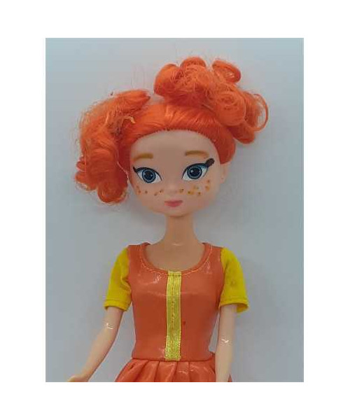 Papusa cu parul portocaliu 29 cm