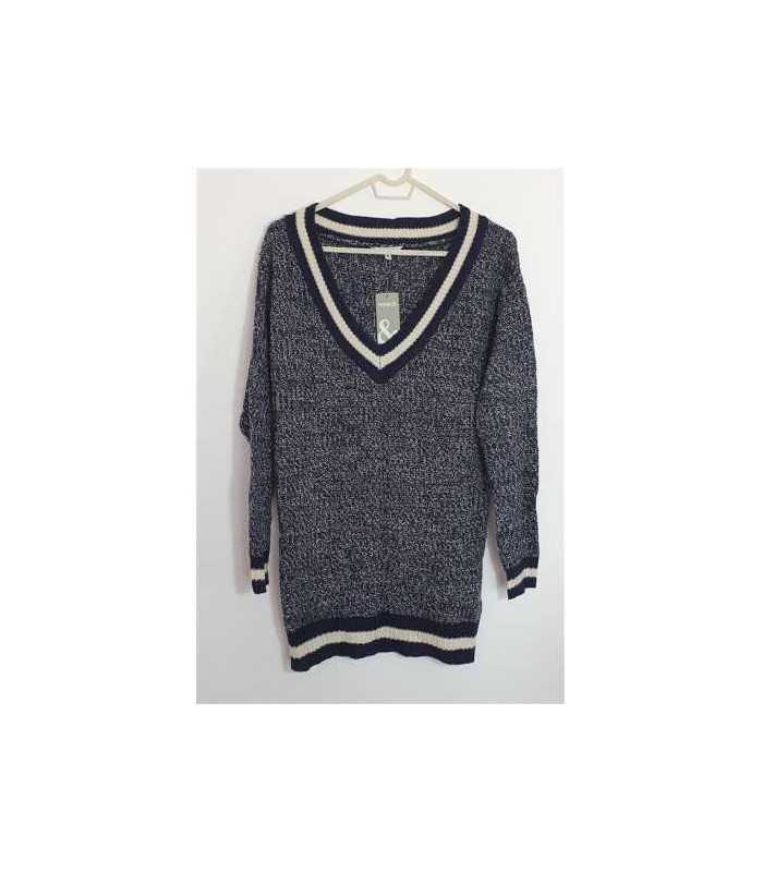 Pulover tricotat pentru barbati cu decolteu in V PEPCO