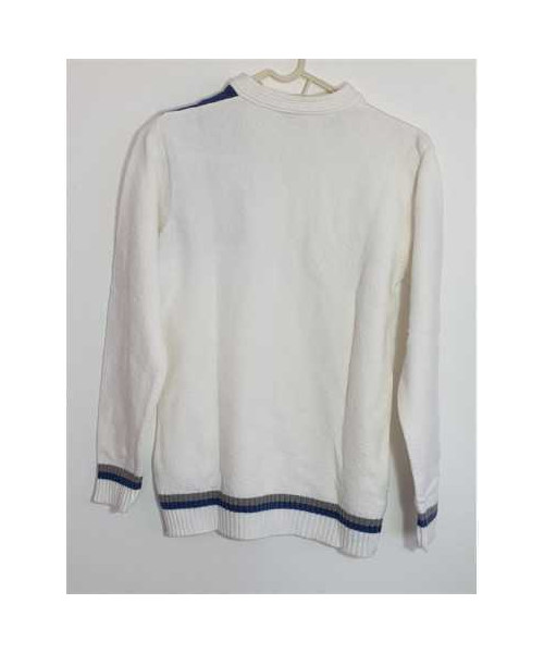 Pulover barbatesc cu dungi si decolteu in V UCAR