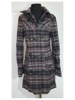 Palton de dama in carouri primavara toamna EDC