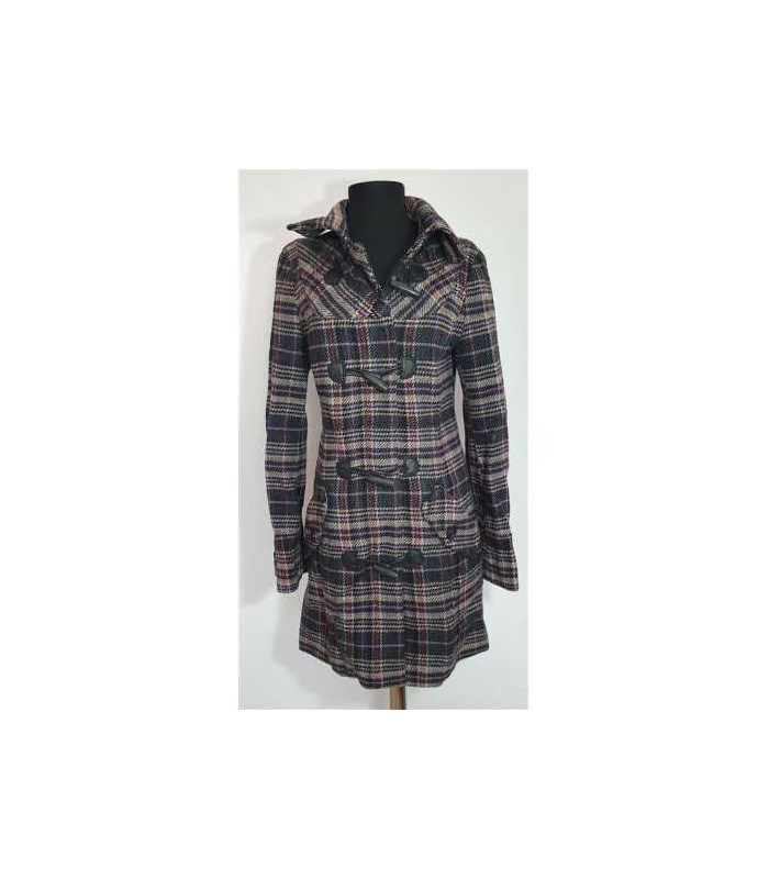 Palton de dama in carouri primavara toamna EDC