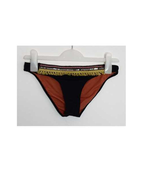 Slip de baie cu franjuri si paiete Atmosphere