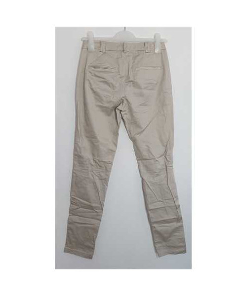 Pantaloni casual de dama cu buzunare false la spate Love MNG Basic