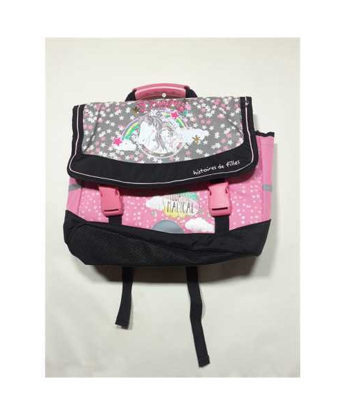 Ghiozdan pentru fetite cu imprimeu multicolor Auchan