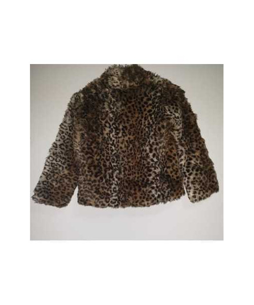 Jacheta de blana artificiala print animal H&M