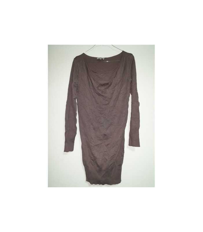 Rochie tricotata de dama cu maneca lunga UP Fashion