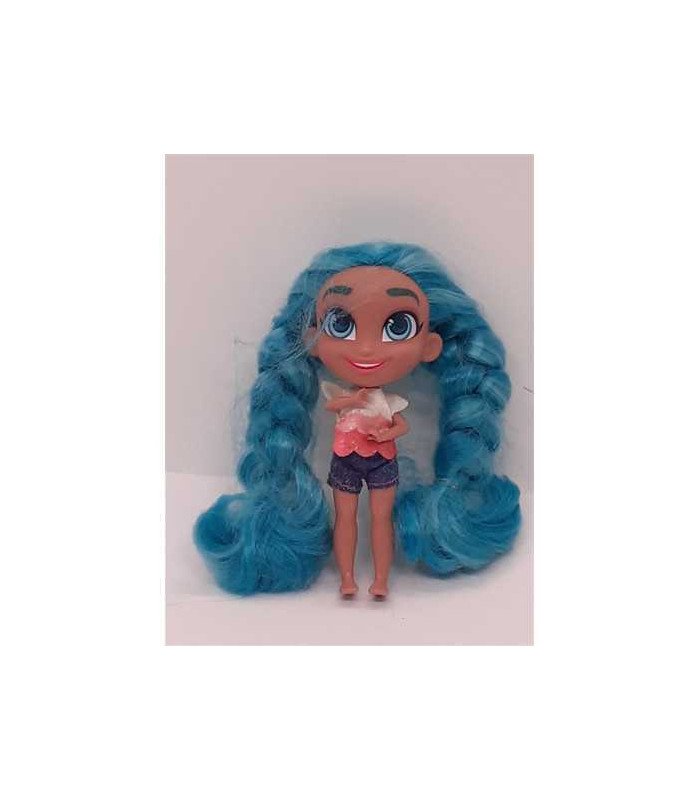 Papusa Hairdorables cu codite impletite 11 cm