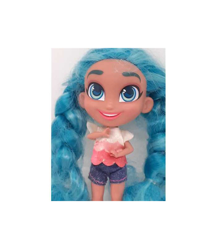 Papusa Hairdorables cu codite impletite 11 cm