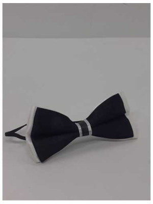 Papion culoare alb si negru pentru copii