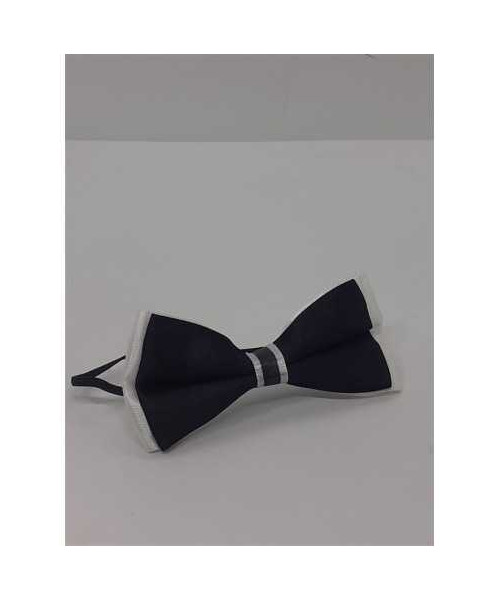 Papion culoare alb si negru pentru copii