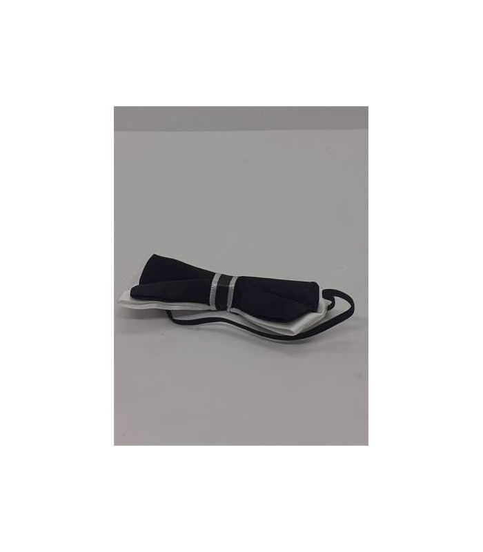 Papion culoare alb si negru pentru copii