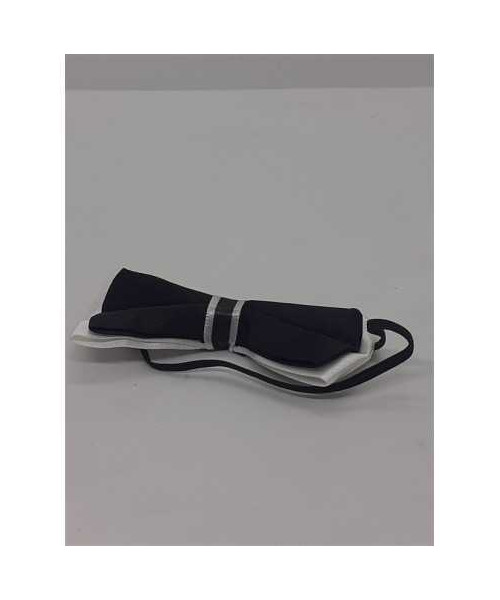 Papion culoare alb si negru pentru copii