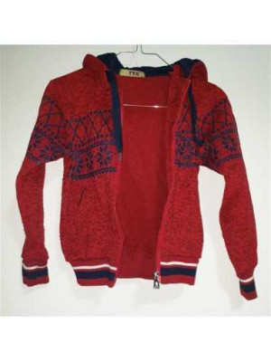 Bluza sport multicolora cu gluga TYK