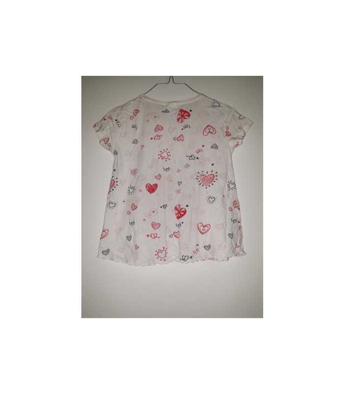 Tricou cu inimioare pentru fete Zara