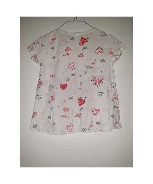 Tricou cu inimioare pentru fete Zara