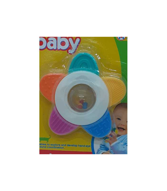 Jucarie dentitie pentru bebelusi multicolora