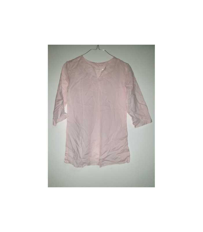 Camasa roz pentru fetite cu maneca trei sferturi Lisa Rose