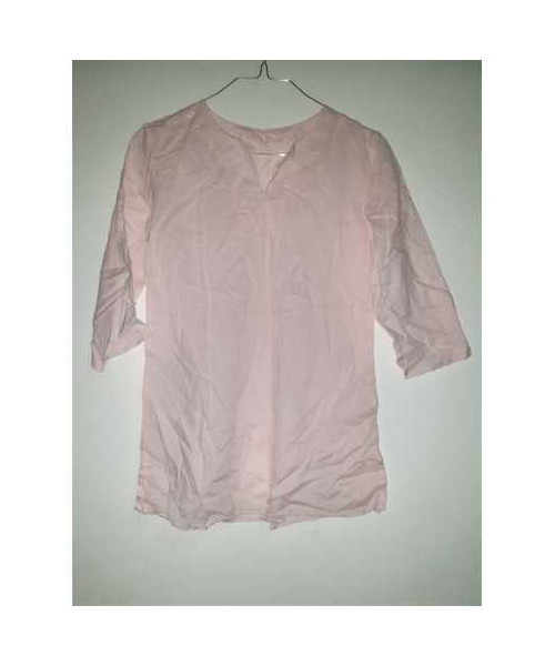 Camasa roz pentru fetite cu maneca trei sferturi Lisa Rose