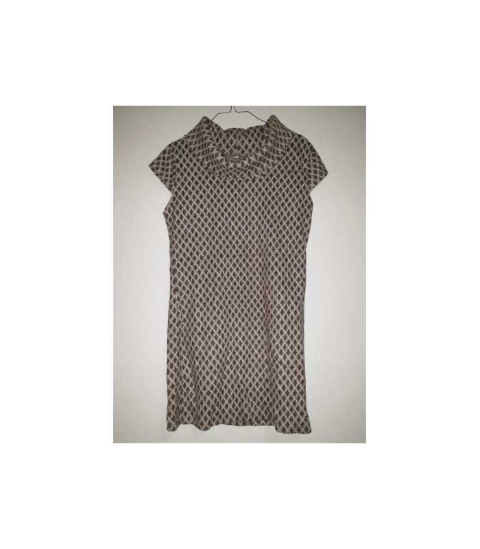 Rochie de dama fara maneci si cu guler intors