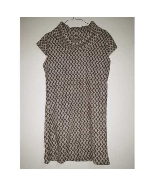 Rochie de dama fara maneci si cu guler intors