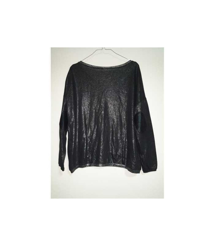 Bluza dama sclipitoare cu scris aplicat