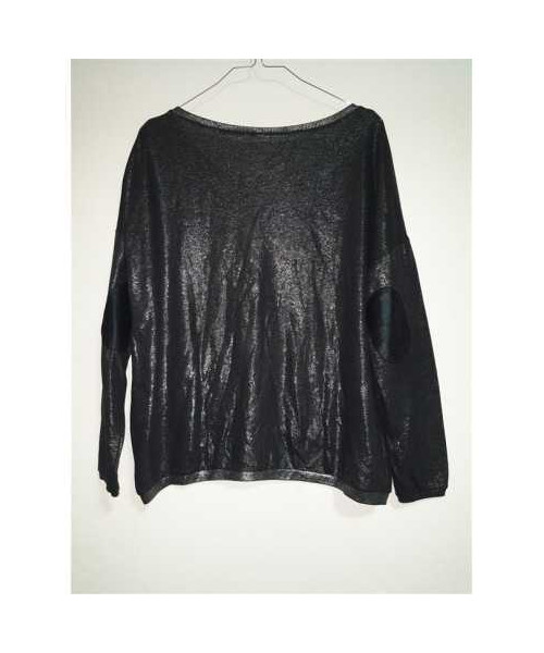 Bluza dama sclipitoare cu scris aplicat