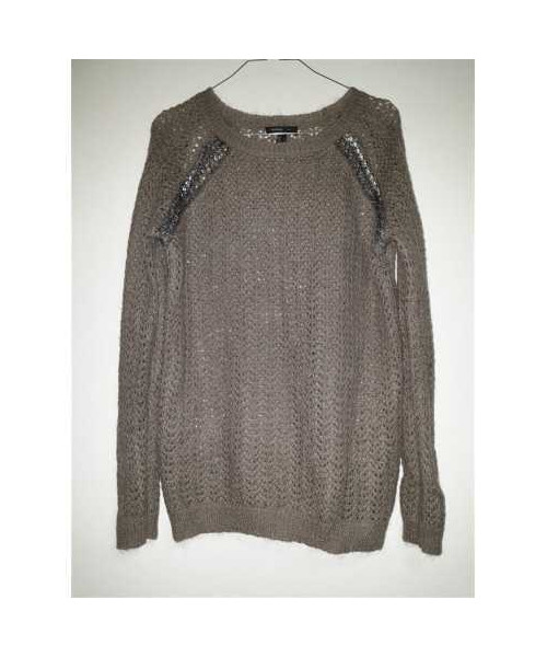 Pulover cu maneca lunga tricotat Mango