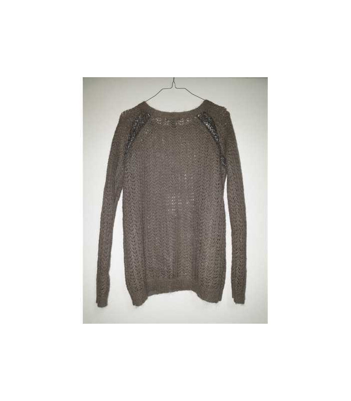 Pulover cu maneca lunga tricotat Mango