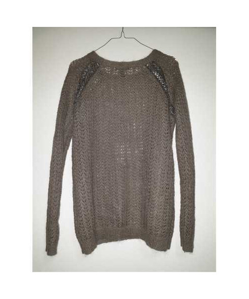 Pulover cu maneca lunga tricotat Mango