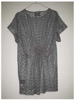 Bluza cu maneca scurta model tricotat Gestuz 2