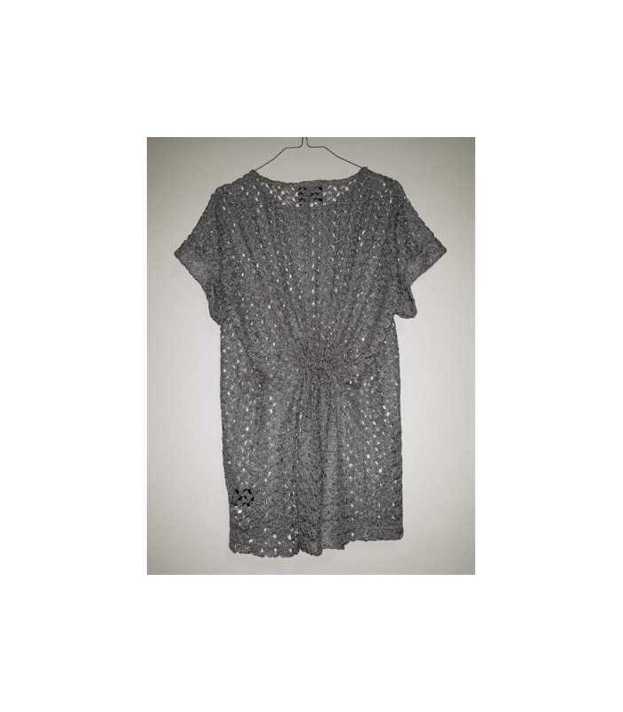 Bluza cu maneca scurta model tricotat Gestuz