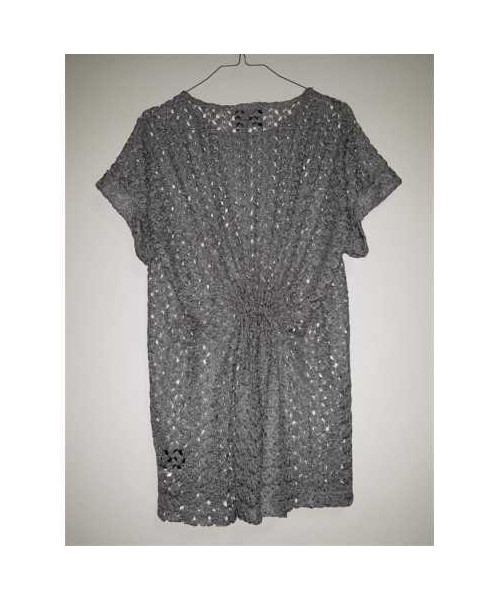 Bluza cu maneca scurta model tricotat Gestuz