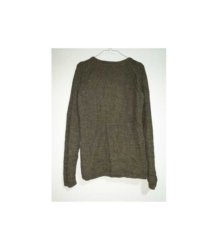 Pulover dama tricotat cu decolteu rotund Vintage