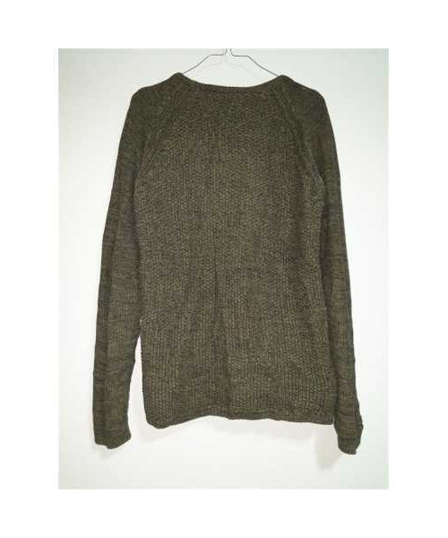 Pulover dama tricotat cu decolteu rotund Vintage