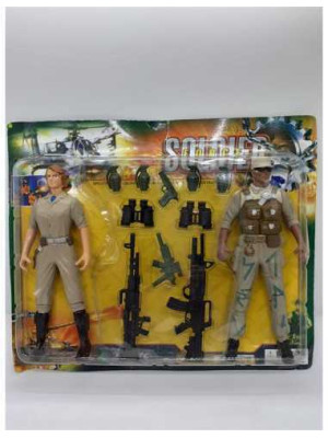 Set pentru baieti Soldati cu 10 accesorii 2