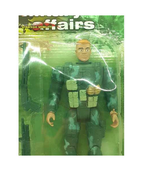 Figurina soldat cu doua accesorii