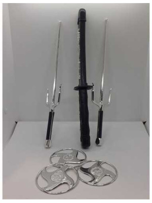 Set ninja pentru copii 6 accesorii