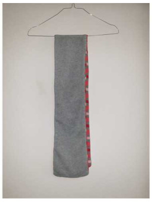 Fular pentru fetite cu dungi multicolore 2