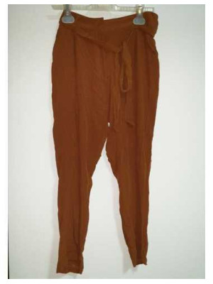 Pantaloni subtiri de dama cu cordon in talie Zebra