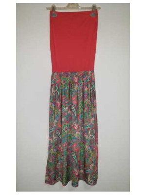 Rochie de dama fara bretele cu print multicolor Calzedonia Cobey