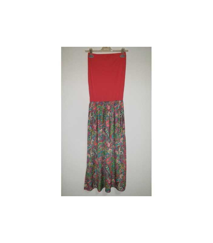 Rochie de dama fara bretele cu print multicolor Calzedonia Cobey