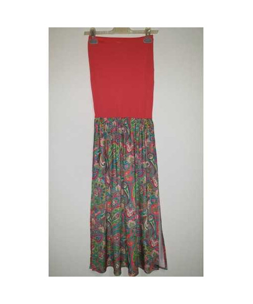 Rochie de dama fara bretele cu print multicolor Calzedonia Cobey