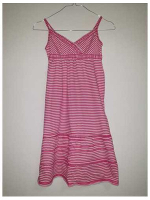 Rochie de vara cu dungi si bretele subtiri H&M