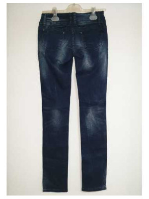 Pantaloni Jeans de dama model usor decolorat 2