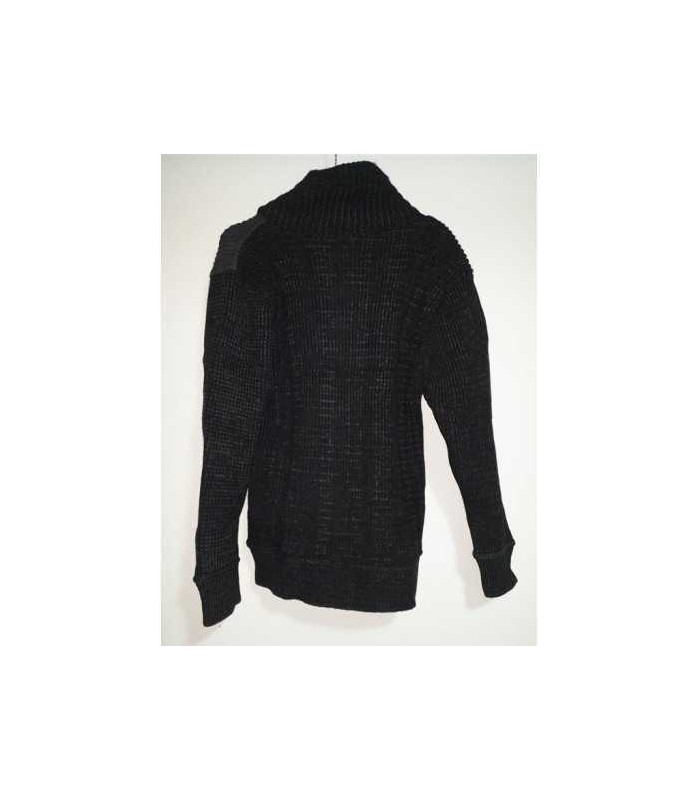 Pulover tricotat barbatesc cu snur la guler FASHION