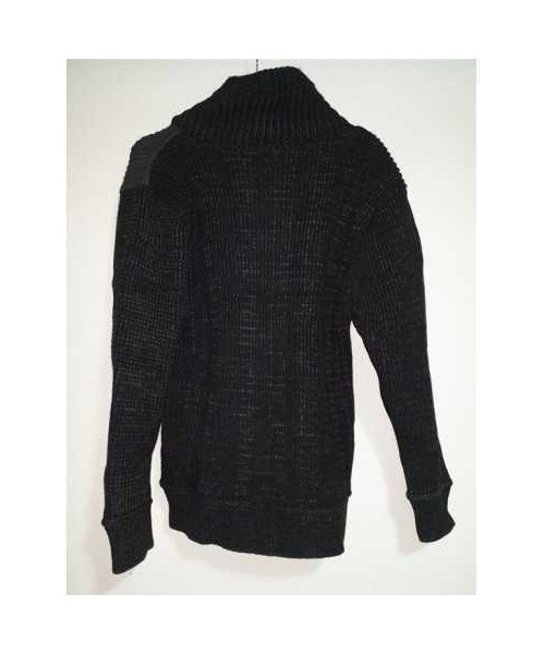 Pulover tricotat barbatesc cu snur la guler FASHION