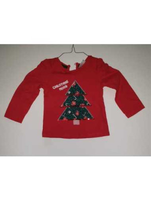 Bluzita copii cu imprimeu bradut de Craciun So Cute