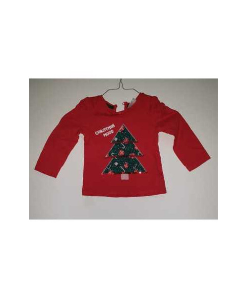 Bluzita copii cu imprimeu bradut de Craciun So Cute
