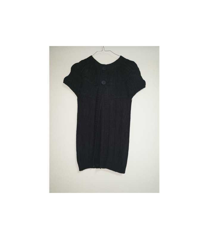 Vesta dama tricotata culoare gri