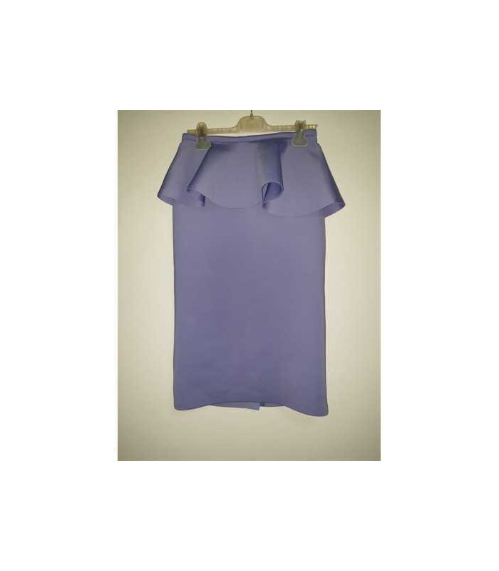 Fusta dama pentru toamna cu volan in talie